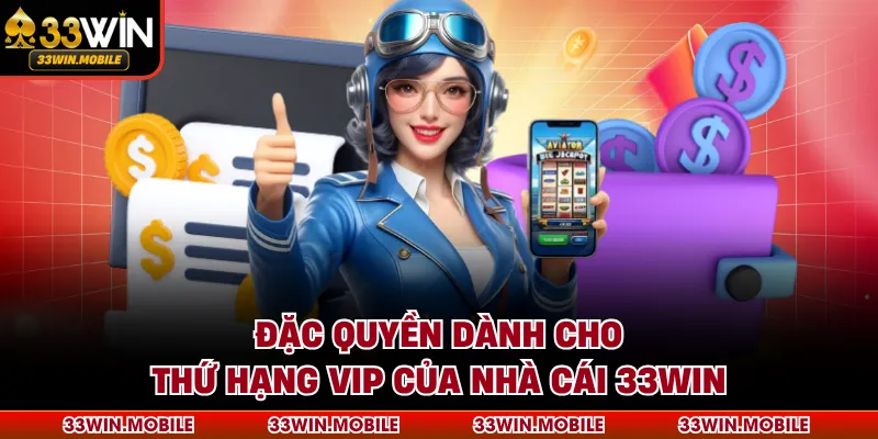 Đặc quyền dành cho thứ hạng VIP của nhà cái 33WIN